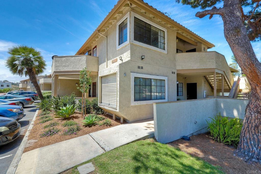 CHARMING GROUND-LEVEL UNIT in a Gated Community! Beautifully updated 1BR/1BA condo in desirable Vista Way Village. The kitchen features new quartz countertops, freshly painted white cabinets, and a new sink. The patio, complete with privacy shades, is conveniently located right off the kitchen--Perfect for entertaining! Interior has been freshly painted; tile flooring refreshed throughout. Bathroom includes matching quartz counters, new vanity mirror, and medicine cabinet. Detached 1-car garage w/ storage, plus an additional assigned parking spot in front of the building. Community amenities include 2 pools, spa, gym, tennis/basketball courts, tot lot, and gated entry. HOA covers water, roof, sewer, trash, and common area maintenance. PRIME LOCATION—close to shopping, Trader Joe’s, cafes, parks, hospital, MiraCosta College & both freeways. Move-in ready!