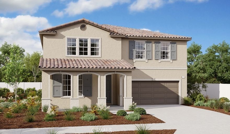 READY FOR MOVE IN! Turn KEY! Step into style, comfort and functionality with the beautifully designed Tourmaline plan at Seasons at Topaz. This stunning two-story home offers an airy, open-concept layout highlighted by wide hallways, soaring 9-foot ceilings on the first floor, and abundant natural light. The main level features gorgeous oak-toned flooring, modern recessed lighting, and pre-wired bedrooms, dining, and living areas—giving you the freedom to customize with your own ceiling fans or statement fixtures. The chef-inspired kitchen is a true centerpiece, showcasing sleek quartz countertops, a spacious center island, and white shaker cabinetry, perfect for gatherings and everyday living. Flow seamlessly into the spacious great room and generous dining area, ideal for entertaining. A convenient main-floor bedroom and full bathroom offer flexibility for guests, in-laws, or a home office. Upstairs, retreat to the luxurious primary suite, complete with a private spa-like shower and an expansive walk-in closet. A versatile loft, two secondary bedrooms, a full bathroom, and a thoughtfully placed laundry room round-out the second level. Bedrooms and upstairs living areas are finished with soft grey toned carpeting for added comfort. Seasons at Topaz offers more than just a home—it’s a lifestyle. With three unique floor plans and a variety of move-in ready homes available, you’ll find the perfect fit for your family. Take a tour TODAY and experience why so many buyers are choosing to call Hesperia Seasons at Topaz home.