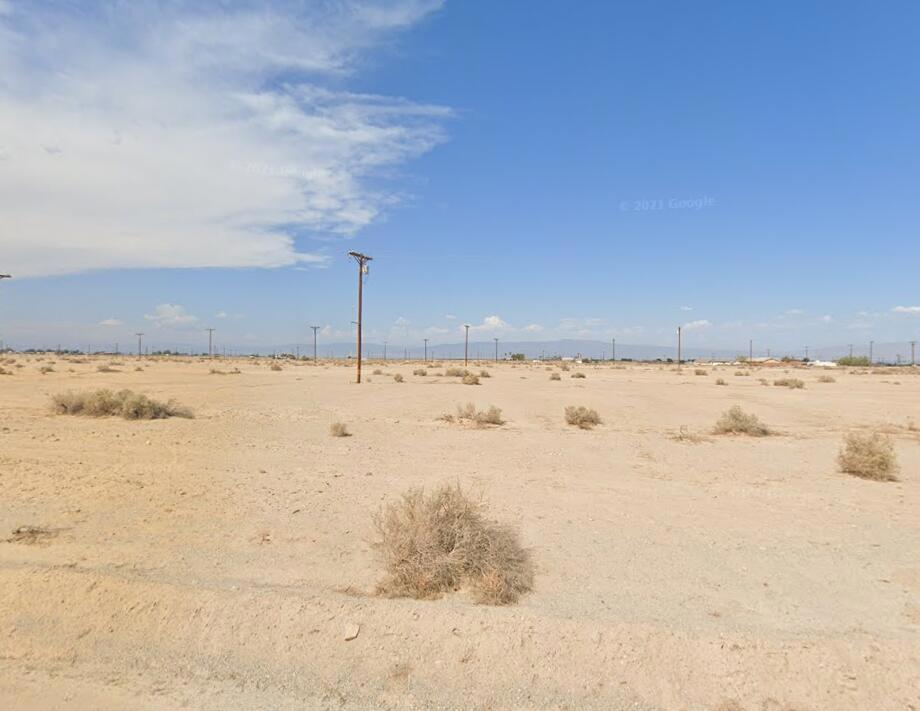 Great opportunity to invest in an up and coming area of California known as ''Lithium Valley'' This great vacant lot located East of HWY 86 with water, sewer, and Power poles on property line. This is your chance to buy and hold for future appreciation. Whether you are planning to build a home or planning to sell for future value you can't go wrong. With beautiful views of the mountains and the Salton Sea and amazing sunrises and sunsets you will enjoy owning your own piece of land in this area that has tremendous potential. Hurry, don't miss your chance to see development happen before your very own eyes. Buyer and Buyer's agent to do their own due diligence Seller and seller's agent makes no warranties or representations about the land, Near elementary and high schools, close to Family Dollar, Dollar General, restaurants, and gas stations. Lot next to it is for sale as well. Buy both for $25,000