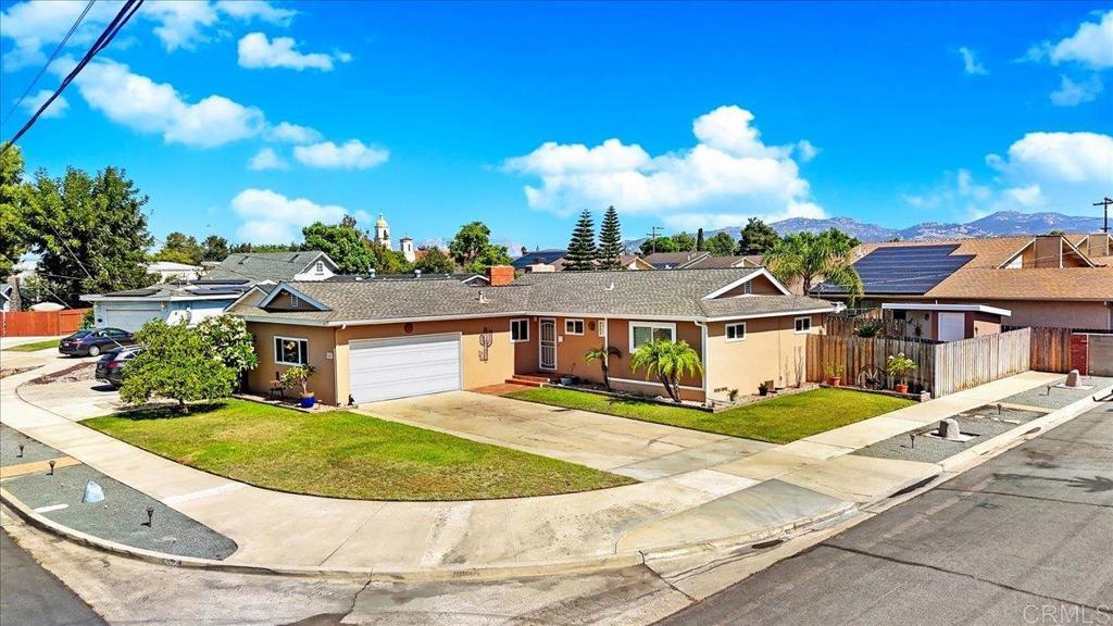 Welcome Home to Your El Cajon Oasis! Nestled on a spacious corner lot at the end of a peaceful cul-de-sac, this beautifully maintained home is a rare gem—first time on the market in years! Pride of ownership shines throughout every inch of this 3-bedroom, 2-bath home, from the painted exterior to the solar heated sparkling saltwater pool. Step outside and experience your own private resort-style backyard, perfect for entertaining or relaxing under the California sun. The inviting pool and spa, tropical Palapa, and detached pool house with its own bathroom create an ideal setting for gatherings, BBQs, or quiet evenings under the stars. Inside, you’ll find a home that’s been lovingly cared for and thoughtfully updated, offering a seamless blend of comfort and style. With ample parking in the neighborhood, this property is perfect for those who value both convenience and serenity. Don’t miss this exceptional opportunity to own a slice of paradise in El Cajon—homes like this don’t come around often!