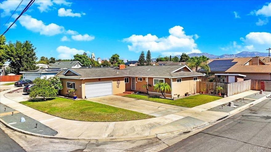 Welcome Home to Your El Cajon Oasis! Nestled on a spacious corner lot at the end of a peaceful cul-de-sac, this beautifully maintained home is a rare gem—first time on the market in years! Pride of ownership shines throughout every inch of this 3-bedroom, 2-bath home, from the painted exterior to the solar heated sparkling saltwater pool. Step outside and experience your own private resort-style backyard, perfect for entertaining or relaxing under the California sun. The inviting pool and spa, tropical Palapa, and detached pool house with its own bathroom create an ideal setting for gatherings, BBQs, or quiet evenings under the stars. Inside, you’ll find a home that’s been lovingly cared for and thoughtfully updated, offering a seamless blend of comfort and style. With ample parking in the neighborhood, this property is perfect for those who value both convenience and serenity. Don’t miss this exceptional opportunity to own a slice of paradise in El Cajon—homes like this don’t come around often!
