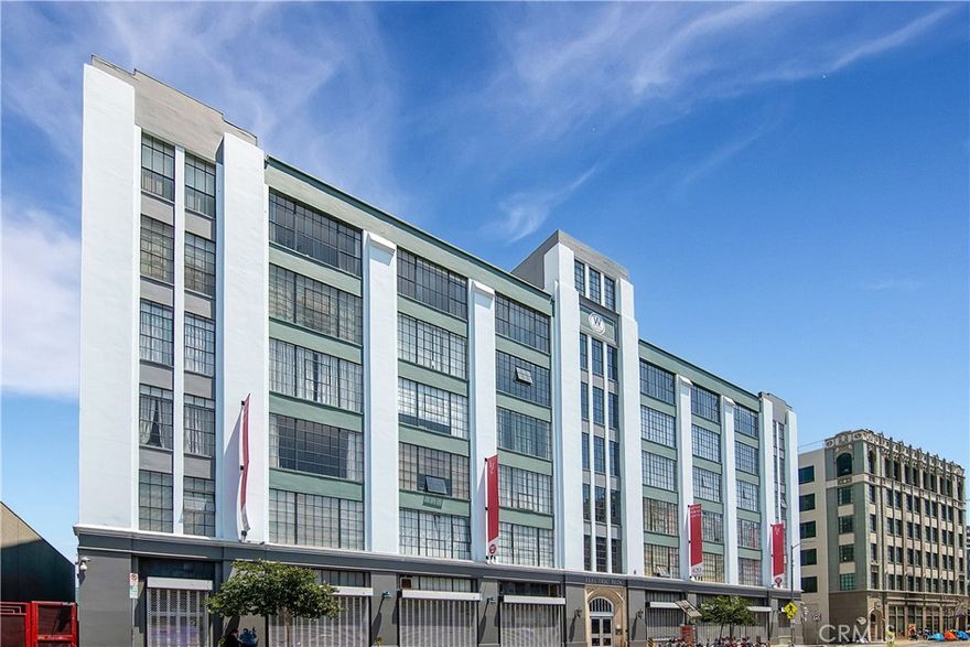 Live and work in style at the **Little Tokyo Lofts**, a chic and sophisticated building in the heart of Downtown LA. This spacious loft features soaring ceilings, a dramatic concrete column, and a large north-facing original casement window that fills the space with natural light and showcases stunning city views. The interior blends modern industrial charm with functionality, offering a mix of hardwood and concrete flooring, a well-appointed kitchen with granite countertops and stainless steel appliances, and a bathroom with both a bathtub and separate shower. Additional highlights include dual ceramic sinks, ample vanity storage, in-unit washer and dryer, central heating and air conditioning, generous closet space (plus an extra dresser closet), cable/internet hookups, and a bonus loft area perfect for storage or creative use.



Residents enjoy exceptional amenities including a heated garden-style pool and spa, open-air lounge patio, BBQ and library areas, a fully equipped gym, and a dog run. The gated community offers top-tier security, a private parking structure with one designated space, and over 25 secure guest parking spots. HOA dues cover water, sewer, trash, amenities, and security/parking. Located at the crossroads of **Little Tokyo Village**, the **Arts District**, and **Gallery Row**, this loft is just steps from some of the city’s best dining, shopping, markets, and Metro access—making it a perfect home base for creatives, professionals, and urban dwellers alike.