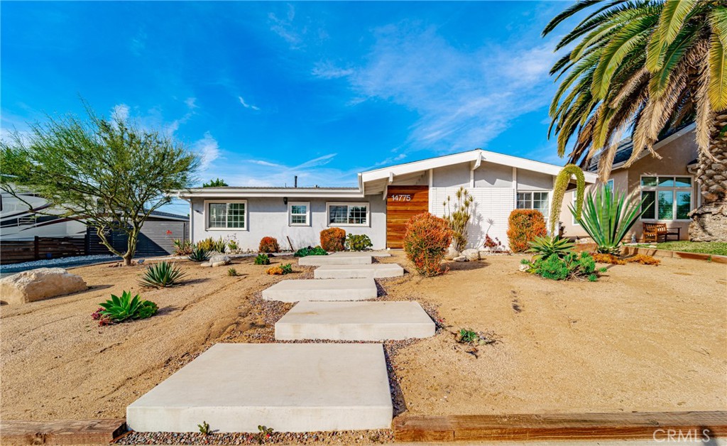 Award-Winning Mid-Century Pool Home in La Mirada!
Recipient of the La Mirada Beautification Committee award for its stunning landscaping and curb appeal, this move-in-ready 3BR/2BA home blends timeless style with modern upgrades. Features include drought-resistant landscaping, a private gated pool oasis, upgraded bathrooms, new flooring and paint, open-beam ceilings, contemporary lighting, whole-house water filtration, PEX re-piping, 225A electrical upgrade with an EV-ready subpanel, an automatic gated driveway, and solar-powered landscape lighting. Energy-efficient SunPower solar system helps keep utility costs low. Prime location near Biola University, shopping, dining, and the La Mirada Theatre for the Performing Arts.