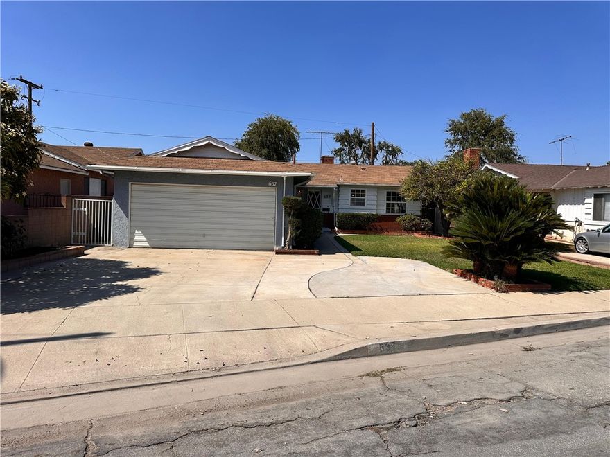 Welcome to 637 Carmelita Place — a beautifully updated 3-bedroom, 2-bathroom home tucked away on a peaceful cul-de-sac in the heart of Montebello. This move-in-ready property features brand new floors, windows, cabinets, and bathrooms, offering a fresh, modern look throughout.



Enjoy comfort year-round with split A/C units in both the spacious living room and the private master bedroom. An added bonus is the oversized sunroom — over 300 sq. ft. of versatile space not included in the official square footage — perfect for a home office, gym, or entertainment area.



Don’t miss this opportunity to own a stylish and functional home in a prime location with convenient access to schools, shopping, and major freeways.