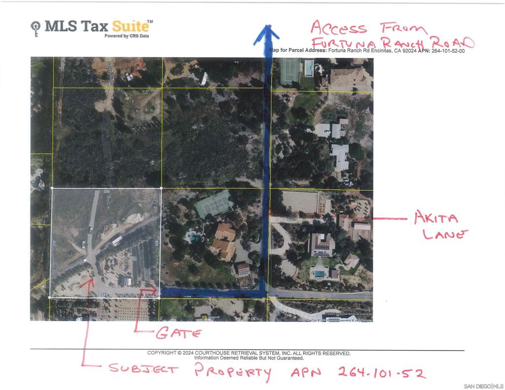 Build your dream home, private location with some views in a high-end neighborhood of Olivenhain. Slight slope to flat 2.5 acre lot. All utilities appear to be available or on site. Sewer is close and/or septic has been perked and layout has been approved, see "D" for info on the property utilities. Electricity is close by on multiple adjoining lots. Water is on property and available.