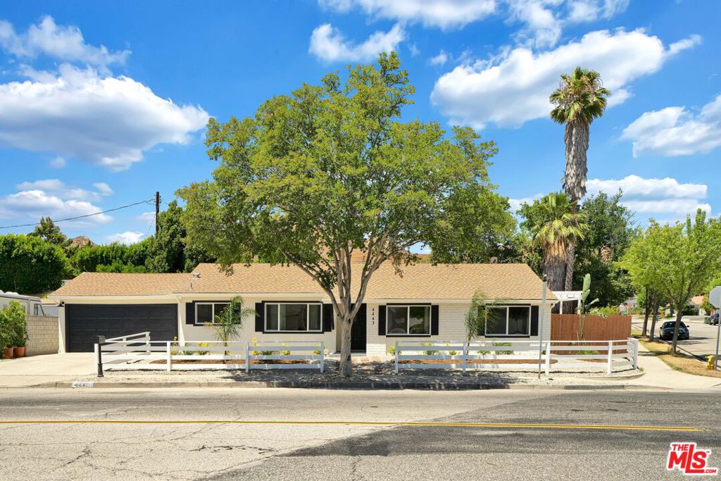 Welcome to this stunningly remodeled home in the highly sought-after Texas Tract of Simi Valley, featuring a beautifully designed ADU with exceptional income potential. Set on an expansive 9,147 sq. ft. lot, this property provides the perfect combination of modern comfort, versatile living space, and investment opportunity. The fully remodeled 3-bedroom, 2-bath main residence with a 2-car garage features a thoughtfully crafted interior layout. Step inside to a bright, open concept filled with natural light and complemented by beautiful new flooring. The chef's kitchen is a true centerpiece, featuring quartz countertops, backsplash, custom cabinetry, new stainless steel appliances, and a stylish peninsula that flows seamlessly into the dining area, ideal for both entertaining and everyday living. The tranquil primary suite includes a luxurious en-suite bath with dual sinks, a deep soaking tub, a spacious walk-in closet, and sliding doors that open to the backyard, your own private retreat. Two additional generously sized bedrooms share a fully renovated designer bathroom with a custom-built shower. Additional highlights include recessed lighting, double-pane windows, modern fixtures, and premium finishes throughout. The backyard is an entertainer's dream, newly landscaped and complete with a brand-new pergola, perfect for gatherings or quiet evenings under the stars.The 700 sq. ft. ADU features a 1-bedroom, 1-bath layout with an updated full kitchen, its own entrance, backyard, and dedicated laundry room designed with a modern open floor plan. This space boasts hardwood flooring, new kitchen cabinets, stainless steel appliances, quartz countertops, recessed lighting, and tiled floors. Additional highlights include a spacious bedroom with a closet, heating and air conditioning, and all the comforts of a fully self-contained home. Ideal for hosting guests, accommodating extended family, or generating rental income. Centrally located near parks, golf courses, top-rated schools, shopping, dining, and offering easy freeway access, this exceptional property delivers comfort and flexibility. A rare opportunity to own a beautifully upgraded home with income potential in a prime Simi Valley location.