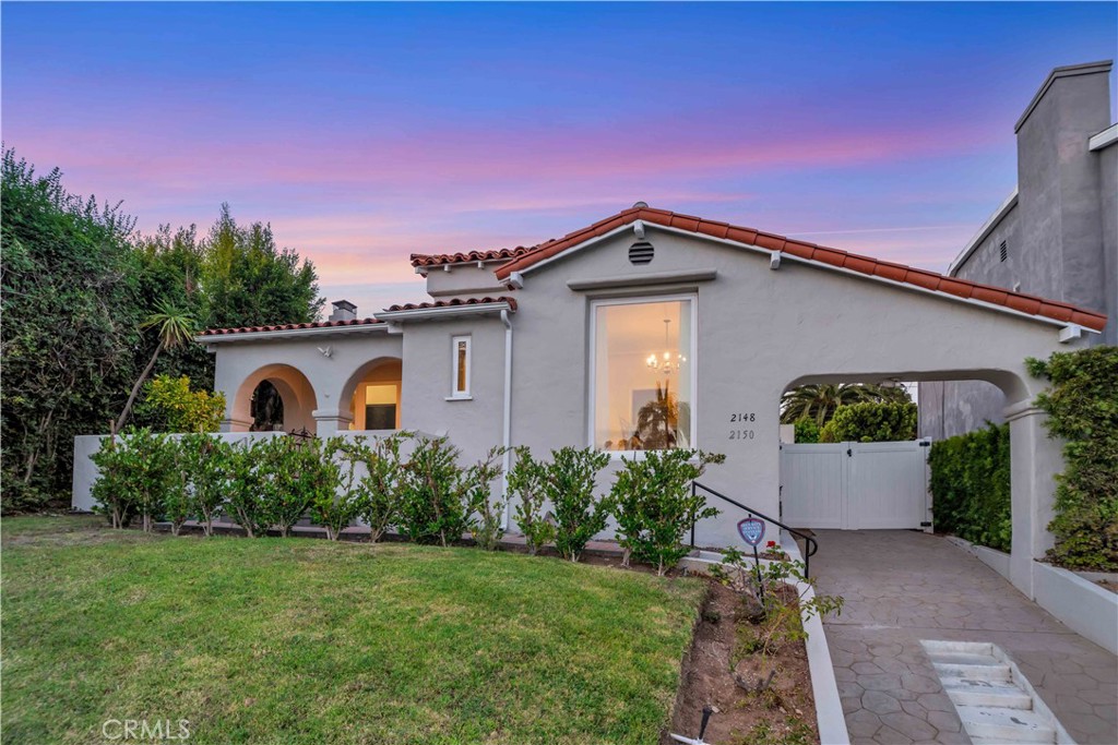 Welcome to this beautifully renovated & perfectly quiet Westside gem in the highly coveted Westwood Charter School district! This stunning single-story 3-bedroom, 2-bathroom home blends timeless architectural charm with modern upgrades, located in one of the most desirable neighborhoods of Los Angeles. Perfectly positioned near UCLA, Google, Sony Pictures, Amazon, Century City, Beverly Hills, and Westwood Village, the location offers unmatched convenience and lifestyle. Inside, classic design elements such as barrel ceilings, gleaming hardwood floors, and a cozy fireplace create a warm and elegant atmosphere. The formal dining room is filled with natural light, while the adjoining breakfast room and service area offer the ideal setting for both casual and formal dining. The kitchen features custom cabinetry, granite countertops, stainless steel appliances, and direct access to the beautiful landscaped backyard with fruit trees. A separate interior laundry room adds everyday convenience. The primary suite boasts a walk-in closet, bay windows, and direct access to a fully renovated bathroom. A second en-suite bedroom with its own private entrance provides flexibility for guests, a home office, or extended family. A third bedroom completes the thoughtful layout of the home. Some of the additional upgrades to the home include: New HVAC system, new Milgard double pane windows, renovated bathrooms, new privacy gates, new exterior and interior paint . This turnkey home is a rare find in a prime Westside location! ALSO AVAILABLE FOR SALE WITH NEW 2+2 ADU.