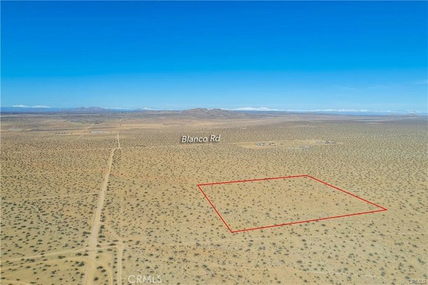 Ten acres located north of El Mirage Dry Lake bed. Parcel 0461-051-58-0000 also for sale. Buyer to conduct their own investigations.