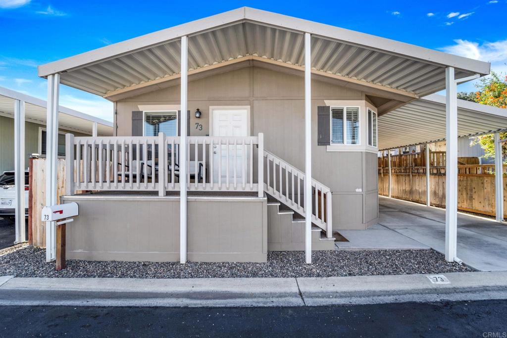 Welcome to Your Perfect Home in the Los Coches Community! Step into comfort and convenience with this beautifully maintained 3-bedroom, 2-bath mobile home located in the desirable all-ages Los Coches Park. From the moment you walk in, you’ll love the open and airy layout featuring a spacious kitchen with recessed lighting—ideal for both everyday living and entertaining. Unwind in the cozy living room, or retreat to the primary suite with its oversized walk-in closet for all your storage needs. A separate laundry room adds extra ease to your daily routine. Enjoy living with access to community amenities including a sparkling pool and spa, clubhouse, playground, and outdoor gathering area. Don't miss out on this affordable opportunity to own in a well-maintained, amenity-rich park!