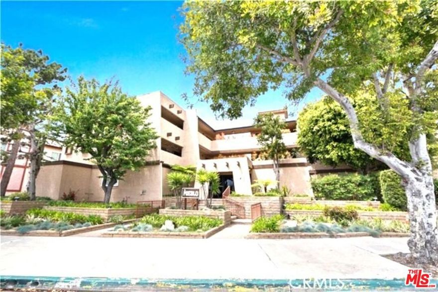 Quiet top floor updated 1-bed 1-bath unit in the highly sought after Pueblo community where the HOA pays for your electric, gas, water and trash!  Enjoy an open floor plan with laminated wood and tile flooring throughout.  The updated kitchen has brand new quartz countertops, a deep single basin stainless steel sink with pullout faucet and repainted cabinets.  Master bath updates include a new vanity sink/faucet, reglazed shower tub combo with elegant floor to ceiling tile and new toilet.  Master bedroom faces west which brings cool ocean breezes year round thanks to an unobstructed open view.  Building has elevator access, community laundry is located on the same floor, and there is garage parking (space #61) for 1 car, plus separate attached personal storage.  Additional amenities include a heated outdoor pool, spa, fitness room, his & her separate dry sauna incl. showers and BBQ grills and picnic tables throughout perfect for entertaining guests on sunny days!  Walk to Ralph's Supermarket, Target, neighborhood restaurants and just a short drive to Manhattan or Hermosa Beach piers and neighboring communities like Torrance and Redondo Beach.