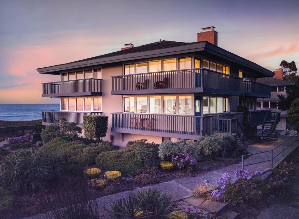Welcome to 19 La Playa where the ocean is your neighbor and the sand is just 20 feet from your front door. Perfectly placed in the heart of Del Monte Beach, this rare 2-bedroom, 2.5-bathroom coastal condo offers the ultimate in beachfront living. Step outside and walk the beach all the way to local restaurants, breweries or the famous wharf! - No roads, no cars, just your bare feet and pure shoreline bliss. The unobstructed sunset views make this unit truly special. The kitchen has been nicely updated with all new appliances & granite countertops. The dining, and living areas flow seamlessly together to create warmth and comfort, perfect for entertaining or cozy nights next to the fireplace with books. The primary bedroom feels like a private retreat with southwest facing harbor ocean views that lead to a full bathroom ensuite. Or work from home in the office/2nd bedroom. All surrounded by comfort and silence, even with the close proximity to the navy school, downtown Monterey, the freeway or MOGO urgent care. Whether you're sipping coffee on the balcony or strolling the surf to all of the local Monterey attractions, 19 La Playa is more than a home its a lifestyle. It is coastal California at its most effortless and most beautiful. Live the dream. The beach is calling.