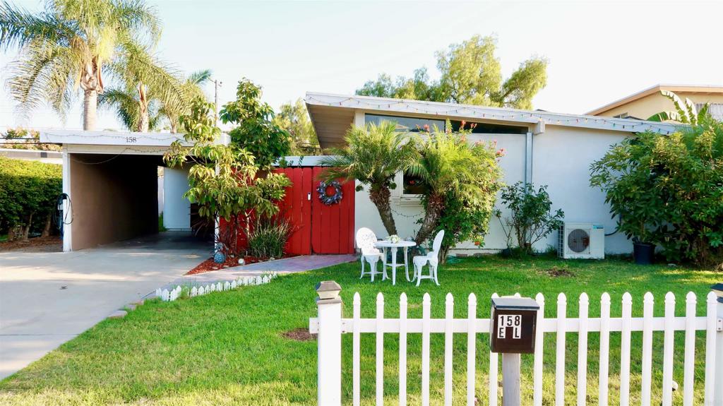 Coming Soon near you!! Introducing 158 E L St, a beautifully 3 bedroom/2 bathroom well maintained residence nestled in a high demand area in Chula Vista, built on 7,600 of fine spacious land ideal for entertainment, relaxing, or enjoying outdoor activities. No slopes or hills on landscape that can complicate possible projects/ADUs, or HOA that can have limitations, makes possibilities endless in this lush backyard oasis. Front driveway has paved parking for 4 cars including carport for one car, and laundry room detached from home a few feet from front door can also be used as storage. There's also a detached room in the far back that can be seen as an attractive feature. Inside the charming Chula Vista home awaits an updated kitchen with fully stainless steel whirlpool appliances, such as refrigerator, gas stove, and microwave. Upgraded modern flooring has been installed from kitchen all the way to the living room/family room. Living room/family room has ample space for couches, tv, and dining table with sliding door that leads to the backyard for conveniency. Pipeline has been fully replaced which should bring peace of mind and assurance. Air conditioning was installed in 2021 so you can expect refreshing cool evenings in the summer if needed. Solar panels have also been installed for efficient energy consumption. There's not much you can't do or don't have with a property of this sort, and that's something that can be embraced by anyone with any type of vision which brings an excitement of its own. One well recognized advantage this home offers is the desired location, only minutes away from most areas in Chula Vista with a short drive. From the heart of the city in downtown Chula Vista, to newly opened Gaylord Resort & Convention Center, to the other side of Chula Vista, Eastlake/Otay Ranch, there's easy access in all directions. Nothing is too far or will have the necessity to use freeway to move around the largest city in San Diego County, excluding San Diego. Of course the option is there on the 805 freeway just a couple minutes away if Downtown is your destination or down south to Mexico, which is just around 15 minutes away.