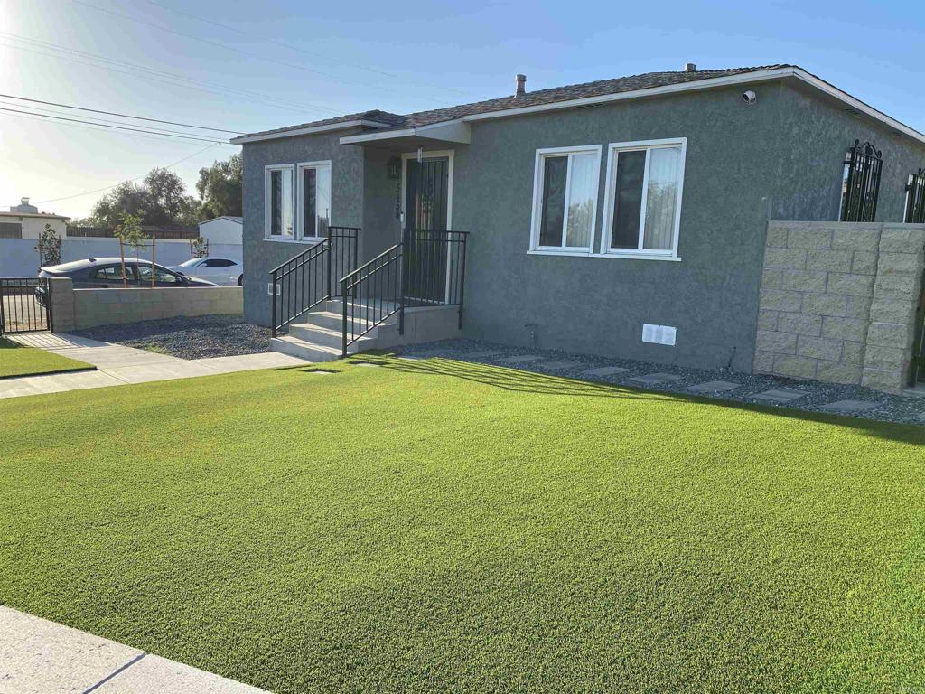 Corner lot 3 bedroom 2 bath home in Encanto with family room and 1 car garage attached. Renovated in April 2024. Has alarm system. Gas stove. Washer and dryer. Fireplace in family room. Split air conditioner and heat in some rooms. Has alarm system so video taping is on.