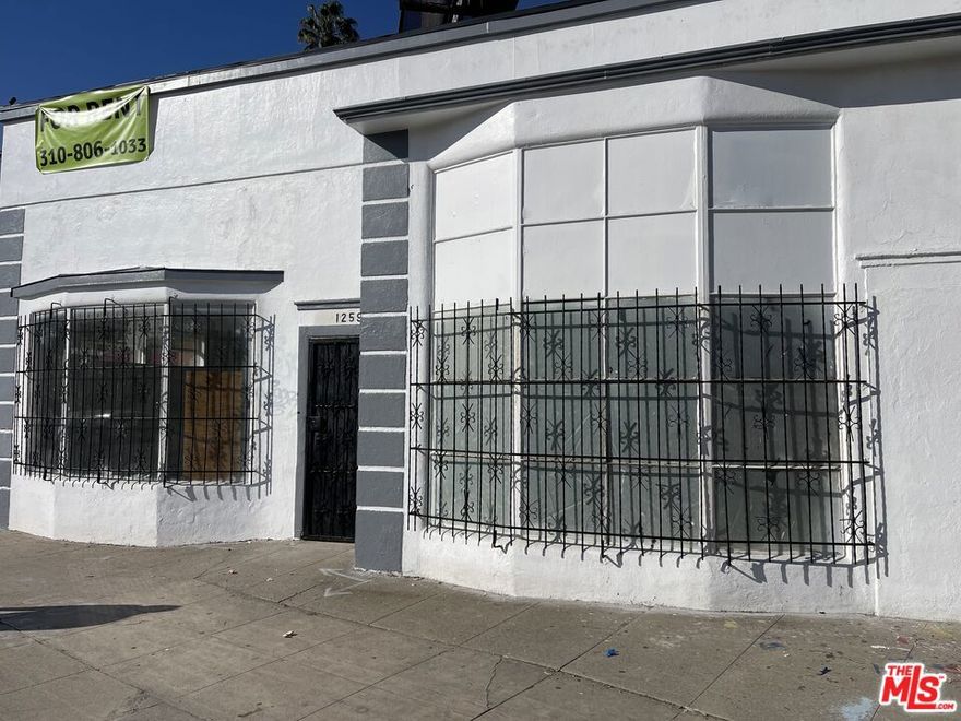 1259 S. La Brea Avenue  Prime Mid-Wilshire Leasing Opportunity. Discover a rare chance to lease an exceptional commercial property in the vibrant Mid-Wilshire corridor. This versatile 3,645 SF building offers a flexible shell space, allowing businesses to fully customize their layout to meet operational needs and create a tailored environment. Highlights include: Additional mezzanine and ceiling storage space for expanded functionality. Generous 5,825 SF lot providing ample room for operations. Private gated driveway with secure access leading to on-site parking behind the building. Strategic location in one of Los Angeles' busiest and most dynamic districts, ensuring strong visibility and foot traffic. This property presents an outstanding opportunity for a wide range of businesses seeking a premium location with adaptable space. Don't miss out, contact listing agent Luis Luna at (818) 614-0233 for details and private tours.