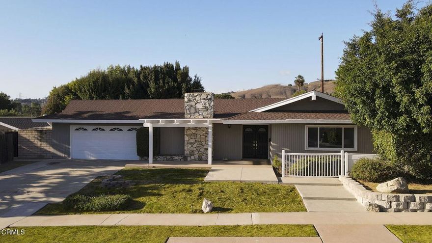 Welcome to this beautifully updated 4-bedroom, 3-bathroom home located on a quiet, well-maintained street in the desirable city of Brea. Designed for both comfort and function, this single-level residence combines mid-century charm with thoughtful modern upgrades throughout. The spacious living room features soaring vaulted ceilings, large dual-pane windows that fill the home with natural light, and a striking stone fireplace that serves as the centerpiece of the space. The adjacent dining area opens to the backyard, creating an effortless indoor-outdoor flow perfect for entertaining. The kitchen offers generous cabinet space, tile countertops, bar seating, and stainless steel appliances, ideal for family gatherings and casual dining. The private primary suite enjoys serene views and a light, airy feel, while the additional bedrooms provide ample space for guests. A dedicated office area offers the perfect setup for remote work or study. Step outside to your backyard retreat--complete with a sparkling pool, spacious patio, and mature landscaping that offers both privacy and tranquility. Whether lounging poolside on a sunny afternoon or hosting a weekend barbecue, this outdoor space is built for year-round enjoyment. Additional highlights include updated flooring, fresh interior paint, central air and heat, an attached two-car garage, and an inviting curb appeal enhanced by a stone-accented facade and manicured front lawn. Conveniently located near award-winning Brea schools, shopping, dining, and freeway access, this home offers the perfect blend of lifestyle, location, and livability.