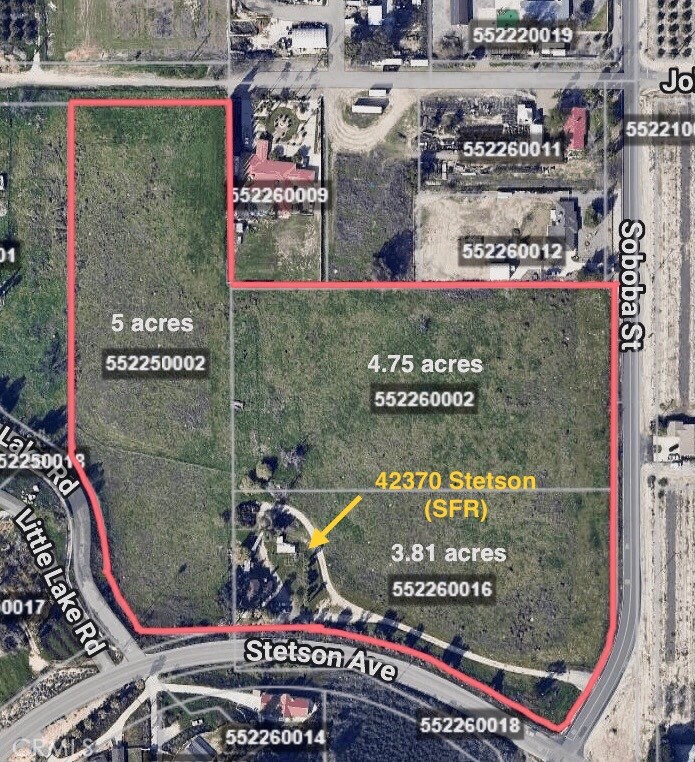 Don’t miss this incredible opportunity to own three separate parcels totaling 13.56 acres in Hemet, ideally located next to the scenic Sunkist Orange orchards. The property includes a 3-bedroom, 2-bath home with two fireplaces, a spacious living room, and an open kitchen—ready for renovation and full of potential. With two separate entrances, the home offers the option for dual rental income or flexible living arrangements. Each parcel has its own APN number. Perfect for investors or owner-users looking to customize and capitalize on the land. There's also potential to build additional homes, creating even greater value and income opportunities. This expansive property also offers the potential to build an additional home, develop a vineyard or orchard, or create the perfect horse property—zoned for up to 5 horses per acre. Buyers are encouraged to verify all possibilities with the County of Riverside. With so many potential uses, your options are truly endless! Property is being sold as-is. A rare offering with endless possibilities for development, income generation, or a private retreat.