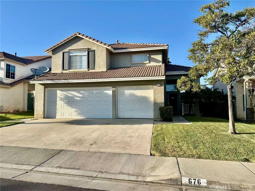 Beautiful Family Home in a Great Corona Neighborhood! 

Welcome to 676 Avondale Dr, a warm and inviting 4-bedroom, 3-bath home featuring vaulted ceilings, new flooring, and updated modern paint throughout.  The open floor plan seamlessly connects to a bright kitchen featuring a large island, new appliances — perfect for cooking, dining, and family gatherings.  Nestled in a quiet, friendly neighborhood, this home is conveniently close to shopping centers like Costco and Home Depot, with easy access to CA-91 and I-15. Move-in ready and perfect for family living in the heart of Corona!