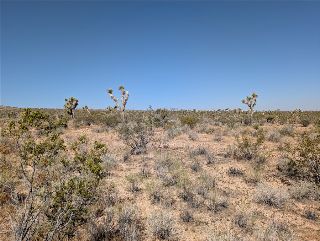 This 5-acre property is located in the eastern Apple Valley, where there are wide-open spaces and few neighbors. The parcel provides unobstructed views of the surrounding area, which includes both mountains and desert. The landscape includes natural elements that enhance the beauty of the setting. With its serene and picturesque environment, this parcel is ideal for someone seeking a connection to nature.