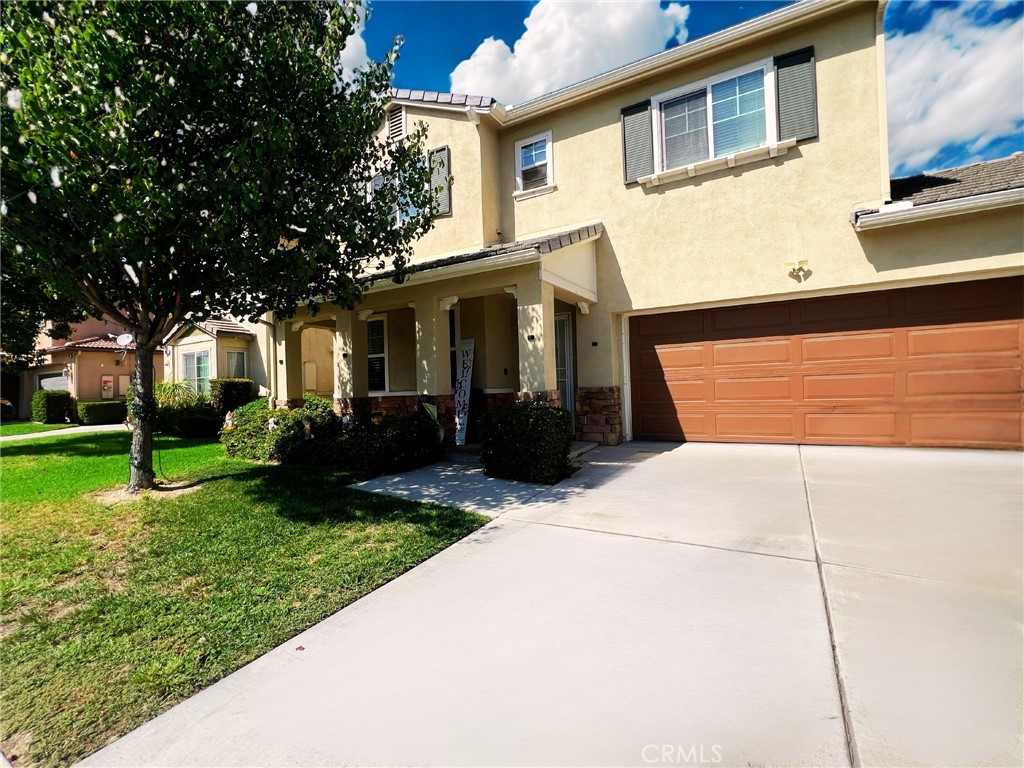 Part of the Montelena community, this beautiful 2-story home boasts 4 bedrooms and 2.5 bathrooms. As you enter, one will notice the spacious open floor concept, with the main living room for entertainment. Spacious kitchen and second living room makes for an even more inviting atmosphere. Downstairs you will also find the half bath. Upstairs, you will find all bedrooms, including a laundry room. The master room also provides a spacious walk-in closet, along with a shower and bathtub. Hallway bathroom you will also find it with a double sink and additional privacy for the toilet and bathtub. The home also provides a spacious backyard for gatherings/hosting. Aside from the 2-car garage, the long driveway also allows for additional parking. Home is situated in front of the community playground, along with a short walk to the community pool. Close to major freeways, schools, shopping, and grocery stores.