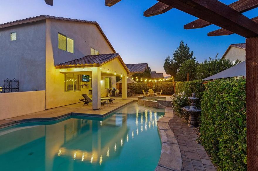 LOCATION, LOCATION, LOCATION!  This incredible home is on the border of Coachella and Indio in the La Colonia community and has NO HOA!  Located just minutes away from the World Famous music festivals, world class golf , casinos, local parks, and so much more!  Just a quick drive to the shopping, eateries, and breweries of downtown Indio or Old Town La Quinta, as well as downtown Coachella, this home isn't just a home, but a 'lifestyle.'  With no rental restrictions, it is currently functioning as an active Short Term Rental making this the perfect investment property!  This home is being sold turnkey furnished and features 5 bedrooms, with one on the main floor, and 4 bathrooms!  Complete with a pool, spa, and covered patio, this home is ready make you some passive income or this could be the perfect family home!  This home is centrally located to numerous elementary schools, middle schools, and Coachella High School and easy freeway access puts you 30 minutes away from the shopping of Palm Desert's El Paseo, the entertainment of the Acrisure Arena, the nightlife of downtown Palm Springs - or just a few hours from Los Angeles, San Diego, or Big Bear!  This home has been well maintained and has everything you're looking for!  Don't miss out on this opportunity!  Schedule your showing today!