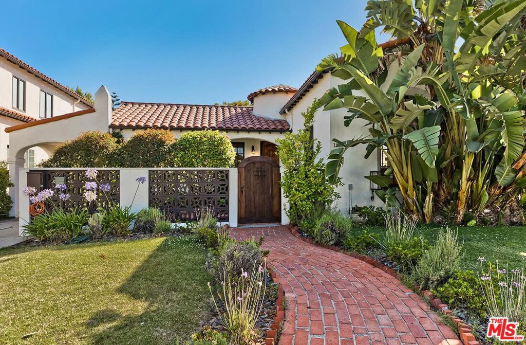 Welcome home to this classic 1930's Spanish charmer in Westwood. This renovated 4 bedroom, 2 bath, light-filled home boasts a sizable kitchen, formal dining room and a spacious living room with a beautiful vaulted ceiling, a fireplace and coveted vintage detail. The renovated kitchen features a gas range, refrigerator, dishwasher, ample cabinetry and breakfast nook, with a designated laundry area adjacent to the kitchen. Both bathrooms have been renovated with respect for authentic style. Sip morning coffee in the beautifully enclosed front courtyard or host friends in the private, grassy backyard, perfect for entertaining. This is a quiet street convenient to the best restaurants and shops of both Century City and the Westside, close to UCLA and the freeways. Westwood Charter Elementary School. A rare rental opportunity for those in search of an elevated living experience.
