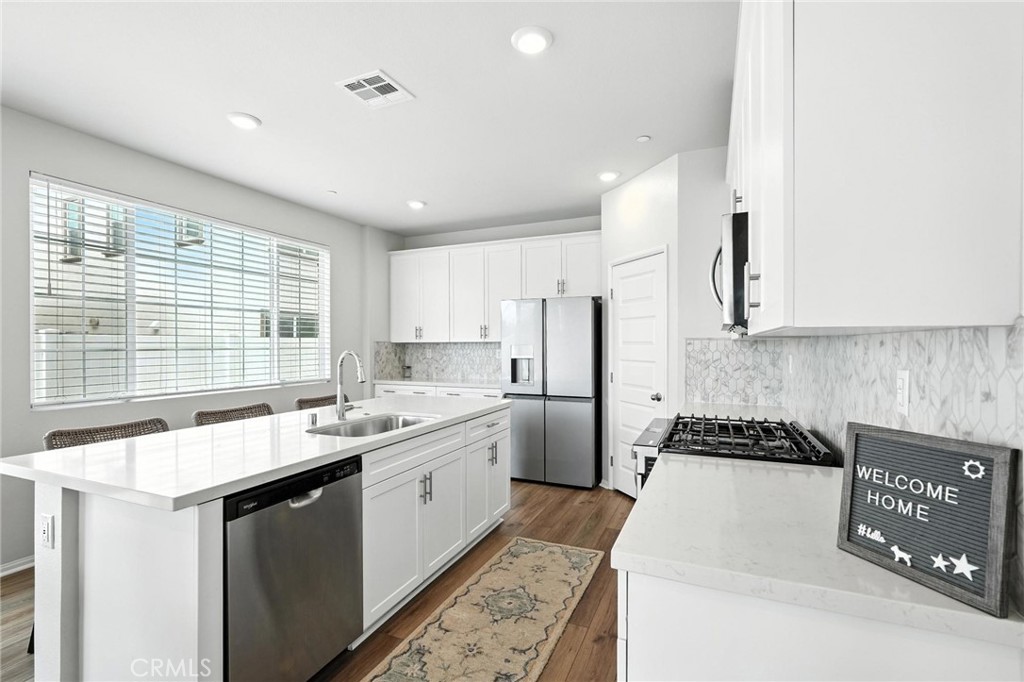 Welcome to 28267 Ashtree St, Temecula, CA 92591 — a beautifully upgraded home located in the sought-after Heirloom Farms community, built by the award-winning Meritage Homes, known for their energy-efficient construction and contemporary design. This move-in ready property features paid-off solar, helping you save on energy costs year-round, and is uniquely positioned on an end lot with no neighbors to one side, offering added privacy and peace. Residents of Heirloom Farms enjoy a range of community amenities, including a clubhouse, picnic areas, a playground, and a sparkling pool — perfect for enjoying the Southern California lifestyle. Located in the highly acclaimed Temecula Valley Unified School District, this home offers access to top-rated schools. Don’t miss this opportunity to own a stylish, eco-friendly home in one of Temecula’s most vibrant and well-connected neighborhoods.