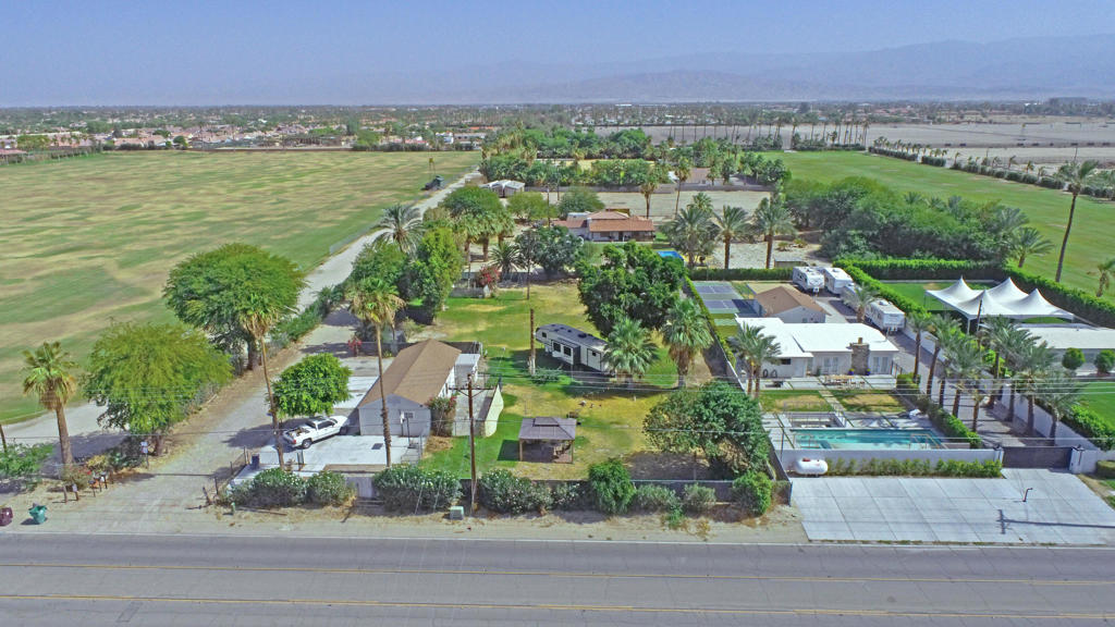 Unmatched Location - Steps from the Empire Polo Grounds! Investor's dream and a rare opportunity to own nearly 1 full acre directly across from the VIP entrance of the world-famous Coachella and Stagecoach music festivals! Located in the heart of Indio's Polo Fields, this prime parcel offers limitless potential--whether you're looking to develop a high-demand short-term rental, build your dream estate, or capitalize on one of the most sought-after locations in the Coachella Valley. The property currently features a 900 sq ft home and offers ample space for expansion or redevelopment. Zoned for endless possibilities, this is your chance to secure a front-row seat to the most iconic music and lifestyle events in the world. Ideal for: 1. ) Luxury vacation rental development 2.) Seasonal event hosting 3.) Private estate or compound. Don't miss your chance to own land in one of Southern California's most vibrant and fastest-growing event corridors