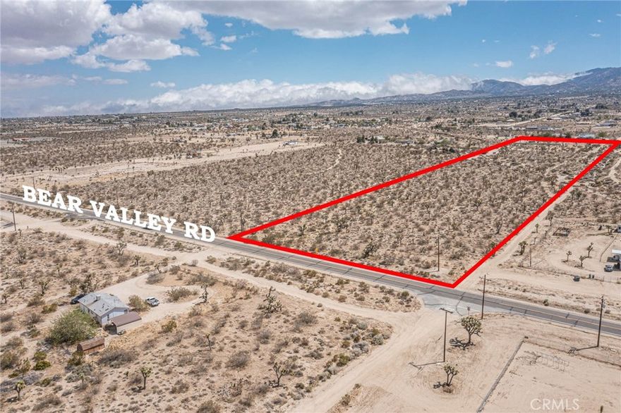 Ready to build or invest? This 9.75-acre lot in Pinon Hills is the perfect blank slate. With gorgeous desert views, plenty of space, and easy access right off Bear Valley Road, this spot is ideal for your dream home, a weekend getaway, or just a smart buy-and-hold opportunity. The land is flat and usable, with water and electricity on the parcel, and the property has its own water meter. You're not too far from schools, shopping, and main roads. If you've been looking for space to spread out and make something your own, this could be it! Adjacent lot also available. Two side-by-side lots—double the opportunity!