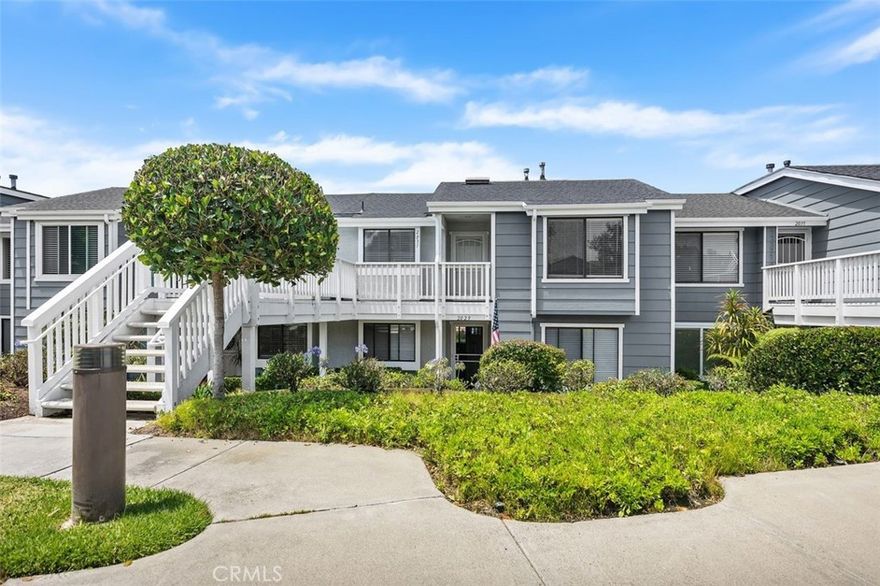 Welcome to your dream, coastal retreat in the ever popular city of San Clemente. Nestled up high, in the Faire Harbour complex, and angled to the South, this residence features outstanding, amazing, panoramic, forever ocean views that stretch from San Clemente and Dana Point to Catalina Island and city lights, as well. Thoughtfully remodeled with new custom soft close cabinets, appliances and fresh neutral colors. The Master bedroom features ocean views while the secondary bedroom has a garden window seat. The private balcony is perfect for morning coffee and breathtaking afternoon sunsets. Gentle breezes and ocean views create pure relaxation. Residents can enjoy the nearby community pool, spa and sport court. The two car garage is conveniently located near the home. This unit has a short flight of stairs leading to the front door and living is on one level. Elementary, Middle and High School are minutes away.  Downtown San Clemente is known for local theatre, excellent restaurants, boutique shops and open air Farmers Markets. The area definitely speaks to a small town vibe. Known as the Spanish Village By The Sea, the area's heritage and architect are displayed everywhere. Its rich history promotes a healthy outdoor lifestyle, popular beaches and family friendly environment. The Beach Trail for hiking and biking offers stunning views and park areas. The City is commuter friendly with train lines, Metro and Amtrak, servicing from Los Angeles to San Diego. The year round climate and unlimited sunshine make for a truly treasured place to live. Up the Coast, is Dana Point, offering world class resorts, a newly renovated Dana Point Harbor complete with boat slips, yacht clubs, fishing, and Catalina Express. HOA dues include water. Street parking is available with a permit. Remodeled bathroom has double vanities for each bedroom and main bath features a skylight. New HVAC. There is currently an additional assessment for $46.23 per month for the upgraded Faire Harbour Community Re-Piping. Balance of assessment to paid at close of escrow by Seller. Seller, seller's agent and broker have not verified information in this MLS listing and have relied on public sources of data. Buyer and buyer's agent are strongly advised to perform their independent inspections and verify all information, including square footage, lot size, and property features to their satisfaction.