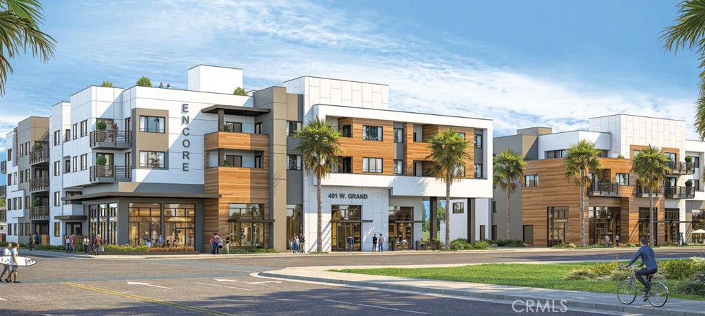 Here is your chance to become part of a new signature series development by Coastal Community Builders. Encore is the epitome of coastal luxury with its modern design and will be further changing the landscape of the entrance to Grover Beach. The first phase will feature two ground floor commercial condos which are prime locations for restaurants, coffee shops and various retail uses. Two more commercial units totaling 2,602 SF will be available in Phase 2. Encore will feature 59 luxury condos with ocean views and an amazing rooftop deck. Directly across the street, the Palladium development is underway and will feature another 37 luxury condos and an additional 2,905 SF of commercial space. Don’t miss this opportunity be part of Grover Beach’s growing and vibrant downtown.