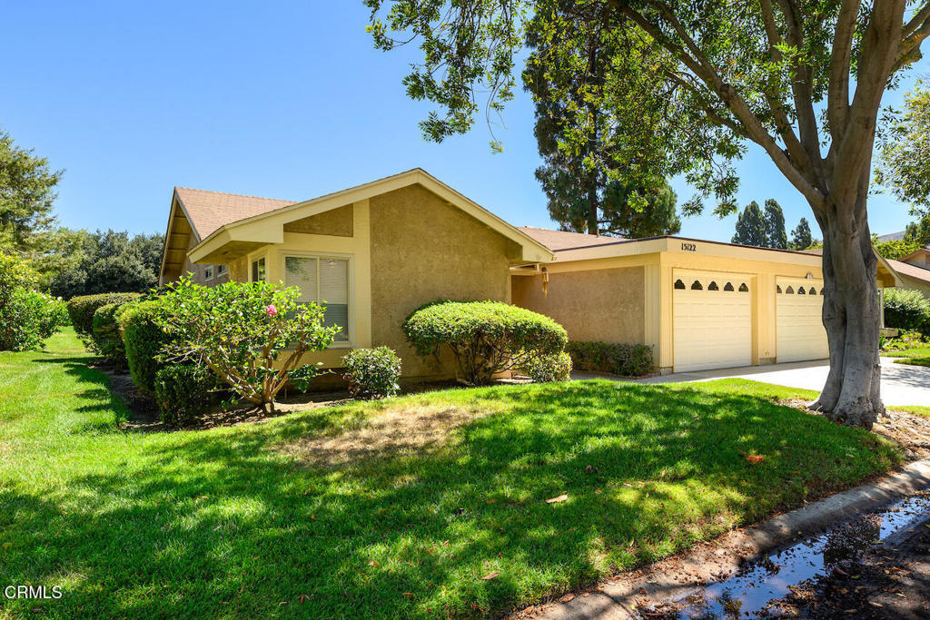 Discover your perfect retreat at 15122 Village 15, a charming Monterey model in the vibrant 55+ community of Leisure Village. Priced competitively in the low $500s, this move-in-ready home offers incredible value and the opportunity to personalize to your taste.This 2-bedroom, 2-bathroom end-unit home spans 961 sq. ft. but feels surprisingly spacious with its open, inviting layout. The bright living area flows seamlessly into a well-maintained kitchen, complete with modern appliances and ample storage. Both bedrooms are generously sized, with the primary suite featuring a private en-suite bathroom. A convenient one-car garage with direct access includes full laundry hookups for added ease.Step outside to a private patio overlooking a serene greenbelt, perfect for morning coffee or relaxing evenings. As an end unit, this home offers extra privacy and light. Just a short walk away, the Leisure Village Recreation Center awaits with an array of amenities: a sparkling pool, hot tub, fitness center, tennis and pickleball courts, golf course, RV parking, woodshop, billiards room, card room, and spaces for dancing, music, and aerobics. With countless clubs and activities, plus a guarded gate and 24/7 security patrols trained in medical first response, you'll enjoy peace of mind and an active, engaging lifestyle.Move in as-is or customize to your heart's content--this home is priced to give you flexibility. Don't miss your chance to join the welcoming Leisure Village community!