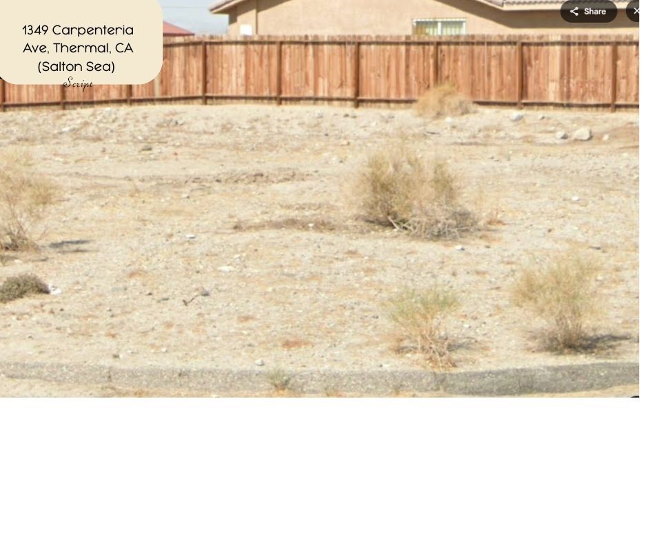 Opportunity Awaits at Salton Sea
Take advantage of this finished ¼-acre corner lot located reasonably back from the Salton Sea, nestled inside the community. Situated on paved Carpenteria Avenue, this fenced parcel is ready for your vision—with electric and water utilities nearby and homes already built on the street. Sewer is available for hookup, per Salton Sea Community District. Whether you're looking to build a weekend retreat, investment property, or long-term residence, this lot is ideally located for easy access. Manufactured homes are permissible.
The neighborhood features wide-open skies, mountain views, and a growing community of homeowners and investors taking advantage of the region’s affordability and potential. Located within the Thermal Beach Club and Lithium Valley corridor, this area is drawing renewed attention for its future development. No HOA, low property taxes, and proximity to Highway 86 make this an accessible and exciting land opportunity.
Zoned for residential use—bring your plans or home delivery and build your future!