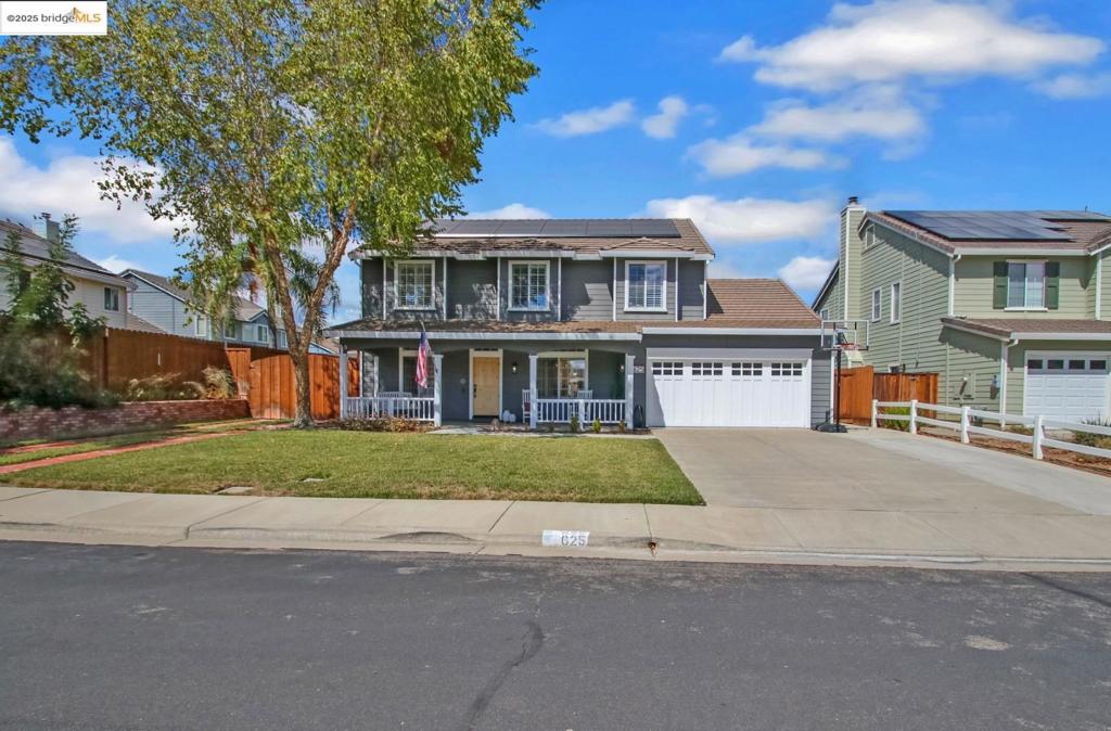 Wonderfully updated Morrison home in sought-after Hawthorn Landing. Modern upgrades! timeless charm! Plenty of space inside & out! Remodeled chef’s kitchen features new cabinetry, solid stone counters, white tile backsplash, premium stainless steel Viking appliance package—including refrigerator. Passthrough window to the backyard makes entertaining a breeze. Enjoy the in-ground pool & diving board, a covered patio for outdoor dining, and space to relax! Family room w/ wood-burning fireplace. Breakfast nook & bay window overlook the yard & pool. Formal living & dining rooms provide additional elegance. Primary suite w/ vaulted ceilings, a spacious walk-in closet w/ custom built-ins. Ensuite w/ dual vanity, soaking tub & stall shower. Remodeled bathrooms! Tasteful finishes such as plantation shutters, wood flooring, crown moulding, recessed lighting, multiple ceiling fan/light fixtures, etc. Enjoy year-round comfort & lower PG&E bills w/ 36 owned solar panels, newer HVAC system (2021) & even a whole-house fan. 3-car tandem garage w/ roll-up door to the back. Attic storage w/ pull-down ladder. Gated side-yard RV/boat parking. Inviting covered front porch w/ swing and custom entry door welcome you & your guests. This home has it all—style, comfort, energy efficiency, & room to play.