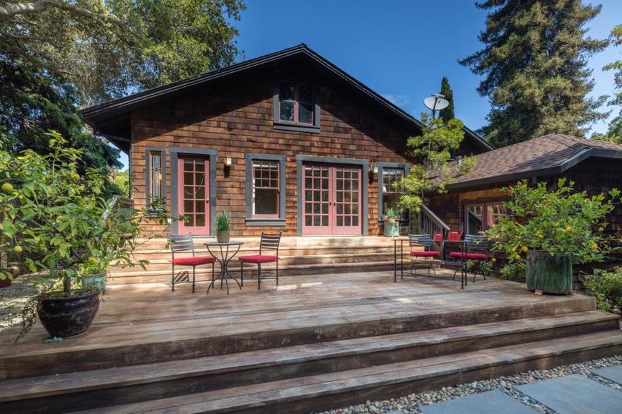 Enjoy the architectural character and location that only Professorville offers * Rare large lot with excellent 70 ft frontage * Walk to everything: downtown Palo Alto (Whole Foods), parks, schools, Caltrain * Wonderful grounds: rose garden, mature Ginko and other trees, rear yard privacy with dining under the trellis * Updated kitchen, baths, and systems * Great Palo Alto schools: Addison ES (948), Jordan MS (934), and Palo Alto HS (905)