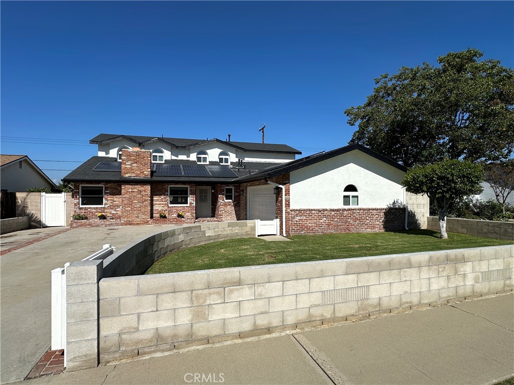 Great Two Story 2,869 Square Foot Single Family Pool Home With Two Car Garage on 6,200 Square Foot Lot. Leased Solar Panels. Turn Key Home. Remodeled Top to Bottom. This Home Features Three Suites. Two Upstairs and One Down. Three Bedroom and Two Bath Downstairs. Large Master Suite upstairs. One Suite Down Stairs With Two Additional Large  Bedrooms. Newer Kitchen Cabinets & Granite, and Appliances, Sink, Faucet, Garbage Disposal, and Recessed Lighting. New Ceiling Fans In all the Rooms. New Laminate Flooring Downstairs. Custom Painting inside and out. New Bathroom Vanities, Faucets, Kohler one Piece Toilets, Mirrors, Custom Shower Doors in 3 Bathrooms. Two Newer Heating and Cooling Systems. Dual pane Windows Throughout the Home. New Window Coverings. New Switches, Plugs, and Recessed Lights. Nice Fireplace in the Living Room. Very Nice Bright and Open Floor Plan. Nice Pool and Backyard with nice Patio Cover. Large Driveway with RV Parking Available. Good Inside Track Location with No HOA. No Mello Roos. Close to Schools, Shopping, Parks.