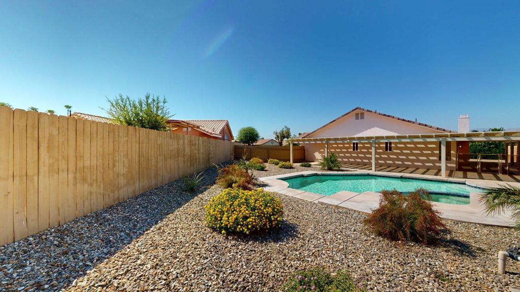 Desert Living at Its Best - Pool, Spa & Covered Patio Retreat in La QuintaWelcome home to your private desert retreat! This inviting single-story La Quinta residence blends comfort, style, and convenience with an open layout that's perfect for everyday living or entertaining.Step inside and you'll be greeted by vaulted ceilings, natural light pouring through large windows, and a spacious living room anchored by a cozy fireplace. The remodeled kitchen features granite counters, crisp white cabinetry, and stainless appliances, opening seamlessly to dining and gathering spaces.Outside, enjoy the best of desert living with your own sparkling pool and spa, surrounded by lush privacy walls. A covered patio creates the perfect spot for relaxing in the shade, dining al fresco, or hosting friends on warm evenings.Additional highlights include updated flooring, multiple flexible living areas, and a bright primary suite. With its thoughtful upgrades and indoor-outdoor flow, this home offers everything you need to embrace the La Quinta lifestyle.Conveniently located near top schools, shopping, dining, and just minutes from Old Town La Quinta, this home combines charm, comfort, and location in one complete package.property is surrounded by top schools, including Harry S. Truman Elementary, Benjamin Franklin Elementary, La Quinta Middle School, and La Quinta High School, all part of the respected Desert Sands Unified School District. This home blends modern updates with smart layout and a stellar location, ready for its next chapter.