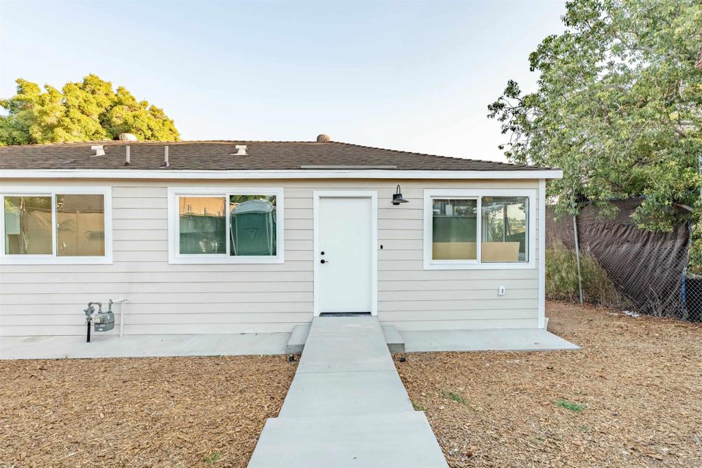 Welcome to this fully remodeled, turnkey duplex in Encanto. Each of the two units features 2 bedrooms and 1 bathroom, thoughtfully remodeled with modern finishes, updated kitchens, stylish bathrooms, fresh flooring, and new fixtures throughout. Adding to its appeal, this property comes with approved plans to build two additional ADUs. One 1,200 sq. ft. unit and one 800 sq. ft. unit are apprived, creating the opportunity for significant rental income or multi-generational living. Situated in a convenient San Diego location, you’ll enjoy easy access to shopping, dining, freeways, and public transportation. With its combination of renovated living spaces, future expansion potential, and prime location, this property is a rare find in today’s market. The seller has never occupied the property and has very limited knowledge of property condition or history. All measurements are approximate. Buyer's and Buyer's Broker/Agent should verify measurements and complete thorough inspections and investigations prior to Close of Escrow to satisfy themselves with the current condition of the property. Buyer(s) to verify and approve all data, reports, records, inspections, permits, MLS, HOA, if applicable and all information pertaining to the property prior to removal of contingencies. All contracts/offers are subject to seller approval and any offers or counteroffers by seller are not binding unless the entire agreement is ratified by all parties.