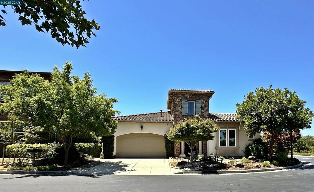 Single-story masterpiece in Gilroy's exclusive Eagle Ridge Golf Community. . This exceptional 2,579 sq. ft. home offers the ultimate in convenience and luxury, featuring 4 spacious bedrooms and 3 elegant bathrooms, all thoughtfully situated on one expansive level. Step inside and be greeted by an open-concept floor plan bathed in natural light, accentuated by soaring ceilings and exquisite tile flooring. The heart of this home is the truly impressive chef's kitchen, a culinary dream boasting an oversized island, premium cherrywood cabinetry, and a stunning tile backsplash, adjacent to a formal dining room perfect for memorable gatherings. The primary suite is a sanctuary of comfort with a large walk-in closet and a spa-like ensuite bathroom. Three additional bedrooms offer incredible flexibility, ideal for a home office, gym, or guest accommodations. Beyond the elegant interiors, your private backyard oasis awaits with a tranquil fountain and lush, mature landscaping. As a resident, you'll enjoy exceptional HOA facilities including a championship golf course, community swimming pool, and a well-equipped fitness center, all within a secure, gated environment. Situated just moments from Gilroy Gardens and Gilroy Premium Outlets. Don't let this extraordinary opportunity slip away!