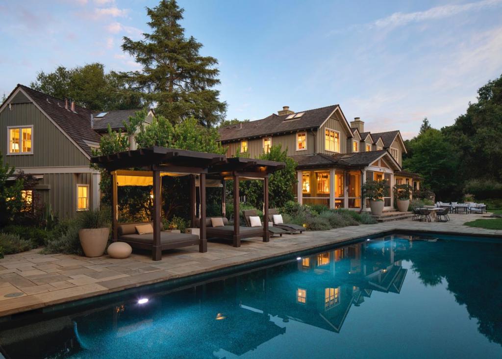 Farmhouse-style Woodside estate with resort-like amenities for all ages. Nearly three acres of land to call your own with detached gym and guest house. Centrally located and minutes to downtown Woodside. The clean, contemporary architecture creates a comfortable haven with the security and privacy that Woodside provides, but within easy reach of all that Silicon Valley has to offer.