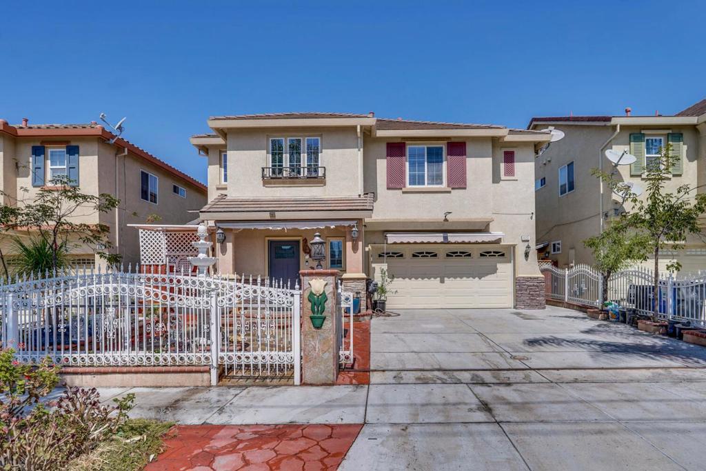 A Beautiful unique two story home located in a desirable San Jose. Home is an open bright spacious floor plan with 4 beds, 2.5 baths, 2,000 sqft living space with separate living room, family room, dining area, spacious kitchen w/granite counter top and recessed light throughout, separate laundry room. New Laminate floor throughout first and second floor. Tile floor throughout the bathrooms. Double Pane window and brand new custom interior paint. Home Equipped with Solar panels, ensures energy efficiency and significant savings on utility bills. Close to Shopping, Restaurants, and public transportation. A must see to appreciated it.
