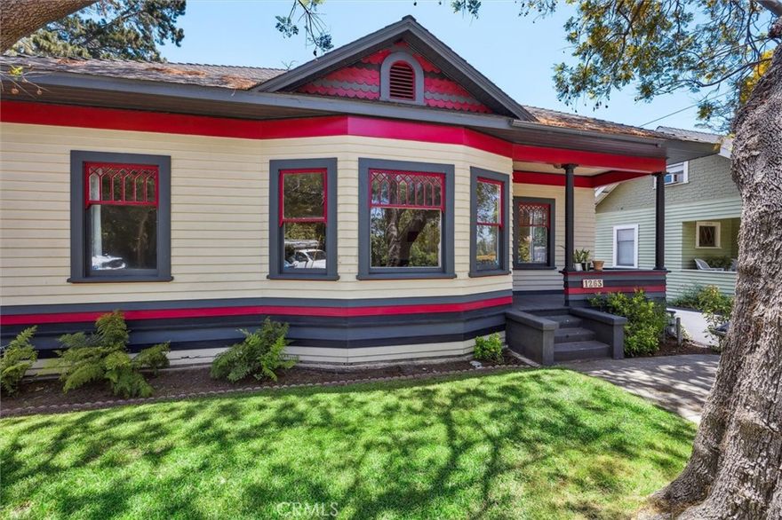 A distinctive San Francisco style home in Downtown SLO, this 4 bedroom, 3 bath, main home with a permitted studio will give you lots of options. This home provides the classic style of the era along with modern updates.  Updated kitchens and baths make this a functional and charming living space. Tons of storage space inside the home, including a pantry, large bathroom storage, and laundry space. The upstairs primary suite has its own entrance. The studio above the detached garage can provide additional income or be used for guest quarters. Includes washer/dryer inside the garage for studio occupants. Lots more to see, check it all out. Main house was undervalued at $5,200/month.  Studio rents for $2,000/month. Tenants pay all utilities. Located near downtown to give you access to all the sites, restaurants, and activities of San Luis Obispo. All info deemed reliable, buyer to investigate.