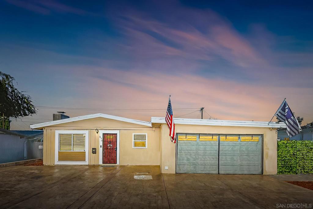 Welcome to 576 Jeffree St, a beautifully updated home tucked away in a quiet neighborhood with excellent curb appeal and easy access to the 8 freeway. From the moment you arrive, you’ll notice the care and attention that has gone into every detail of this residence. Inside, you’ll find a thoughtfully updated interior featuring luxury vinyl plank flooring, dual pane windows, and a fully remodeled kitchen and bathrooms complete with modern appliances and finishes. The home is equipped with solar power, keeping energy costs low while adding eco-friendly value. The garage has been fully finished and includes a mini split system, making it the perfect space for a home gym, office, or workshop. Step outside to your private backyard oasis designed for entertaining. Enjoy a custom bar and grill station, ideal for weekend BBQs, gatherings, and creating memories with family and friends. This home offers the perfect blend of comfort, style, and functionality—ready for its next owner to move right in and start enjoying.