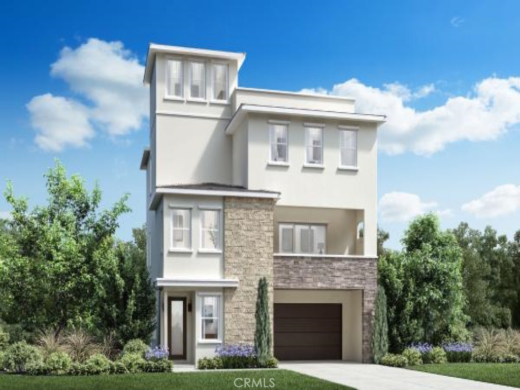Welcome to Silverstone at Metro Heights, a new community located in Montebello, which is close to downtown Los Angeles and conveniently located next to the 60 freeway. Homesite 121 is a new construction home that is situated on a low maintenance home site with an uncovered roof top deck on the 4th floor. The Melrose Elite floor plan features 5 bedrooms, with 4 bathrooms, and is 3,205 sq. ft, with a 2-car garage. Upon entering the home, there is optional office space additionally a practical in-suite bedroom with a full bathroom that features a walk-in shower on the first floor. On the second floor, the kitchen features a large island with integrated sink, kitchen appliances are provided by Kitchen-Aid. The primary bedroom provides a generous space with large windows and an amazing walk-in closet. Highlights of the home include an upgraded indoor conservatory in lieu of a balcony on the second floor, with 10 foot high ceilings on your second floor, and upgraded interior insulation package throughout the home. The community amenities include multiple pocket parks, a walking trail, and a 10,000 square foot community center with two pools, cabanas, office space, multiple BBQs and a gym. Homesite 121 has an estimated closing of Summer 2026. Photos provided are renderings, actual home is under construction.
