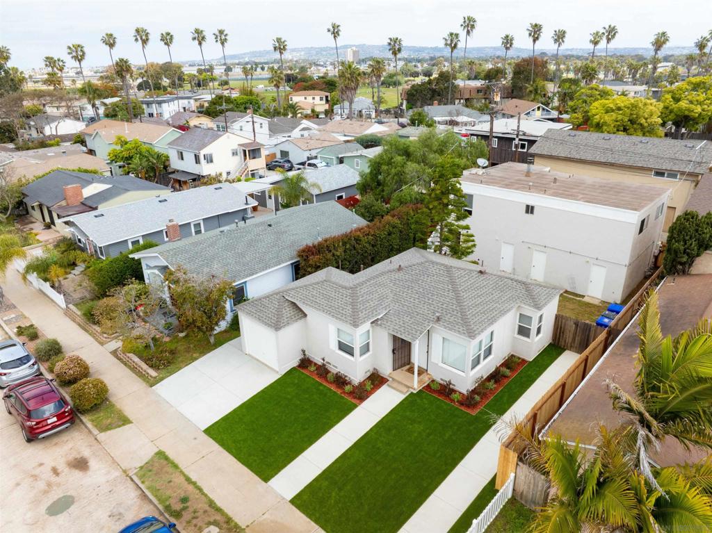 Live the ultimate beach lifestyle while investing in your future with this rare Ocean Beach opportunity! Just blocks from the sand, surf, and iconic Dog Beach, this property features two desirable units and submitted plans for 5, yes 5, additional ADU studio conversions, (that's 7 TOTAL DOORS) already in the city’s hands with comments received and approvals near. The front unit is a charming, turnkey 2-bedroom, 1-bath bungalow. The rear upstairs unit offers 2 bedrooms, 1.5 baths, a fireplace, and a private deck with peek ocean views. Both units are well-maintained and poised for strong rental income or owner-occupancy with supplemental income. Prime location close to the beach, local shops, restaurants, and the vibrant OB energy. Don't miss this smart, stylish coastal investment—it won’t last! Large price range is if the buyer is buying as is, with approved plans, or delivered completed. Seller is open to discuss.