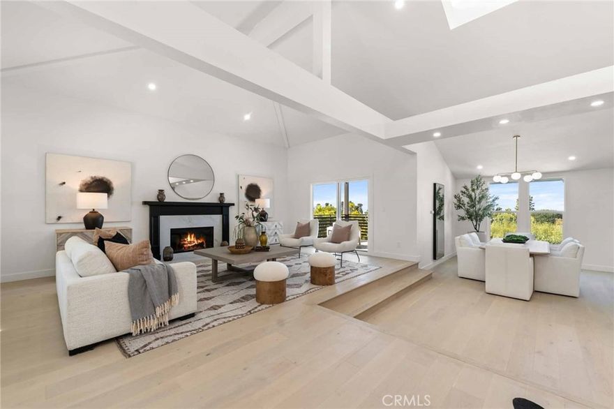 Welcome to this newly renovated retreat that blends modern design with coastal living and stunning views in the highly sought after Rancho Palos Verdes. Not just fully remodeled to perfection, this 6 bedroom 3 bathroom home boasts an open layout and a chef’s kitchen featuring stone countertops, custom inset-shaker cabinetry, designer lighting, and premium Forno appliances. Spa-inspired bathrooms boast new tile, white oak vanities, frameless glass, and high-end fixtures. Outdoors, relax in the private courtyard with propane fireplace or enjoy the resort style pool. Fully updated smart home technology features to complete this move-in ready sanctuary. A rare opportunity to experience luxury and resort-style amenities in a prime Palos Verdes location.