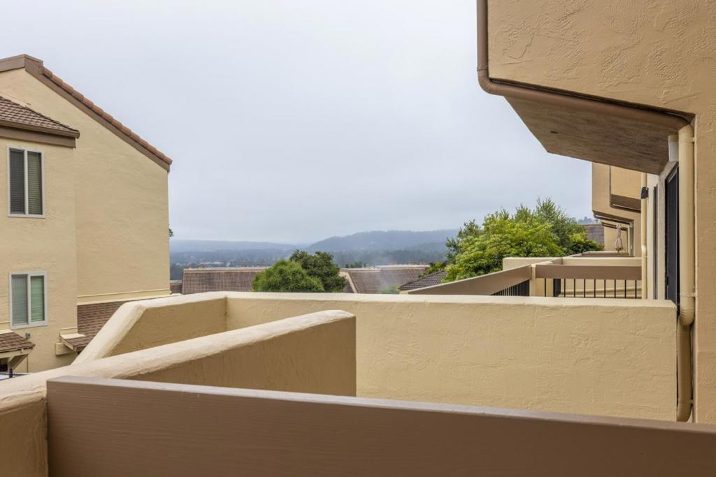 Great location in this complex and a great location on the Monterey Penninsula. Views of the pool and beyond from the front patio and living room. Easy access to freeway, Downtown Monterey, Pacific Grove, Pebble Beach and Carmel by the Sea. Large one bedroom with fireplace for those cool evenings.