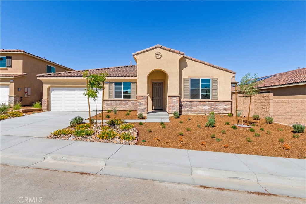 Discover Modern Desert Living at Pacific Crest – Plan 1
Step into the perfect balance of comfort and style with this spacious single-story home featuring 4 bedrooms, 2 bathrooms, and a 2-car garage. Designed with today’s lifestyle in mind, the open-concept layout creates a natural flow from the kitchen to the dining and living areas, making gatherings effortless and everyday life more enjoyable.
This home is filled with thoughtful upgrades, including luxury vinyl flooring in main living areas, plush carpet in the bedrooms, and an upgraded lighting package that adds warmth and modern elegance. The kitchen stands out with a designer sink upgrade and finishes that elevate both form and function.
Set on a large lot, the backyard offers endless possibilities, from building a pool to creating your dream patio retreat for soaking in the California sun.
Located in Pacific Crest, the only master-planned community in the High Desert with NO HOA, you’ll enjoy nearby parks, trails, shopping, and dining, all within a walkable neighborhood. Plus, with a quick 30-day close, your new home is closer than you think.