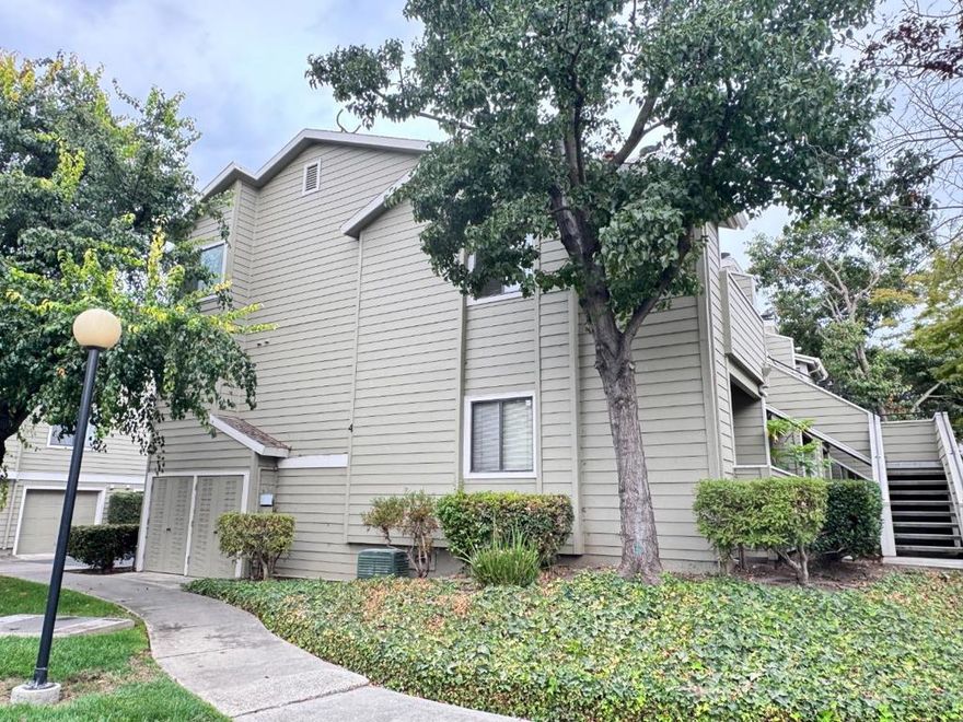 All New remodel, spacious & contemporary top floor condo with fireplace, vaulted ceilings, charming balcony, inside laundry included washer & dryer, one car detached garage, plenty of guest parking. You must see this lovely condo unit to believe it.