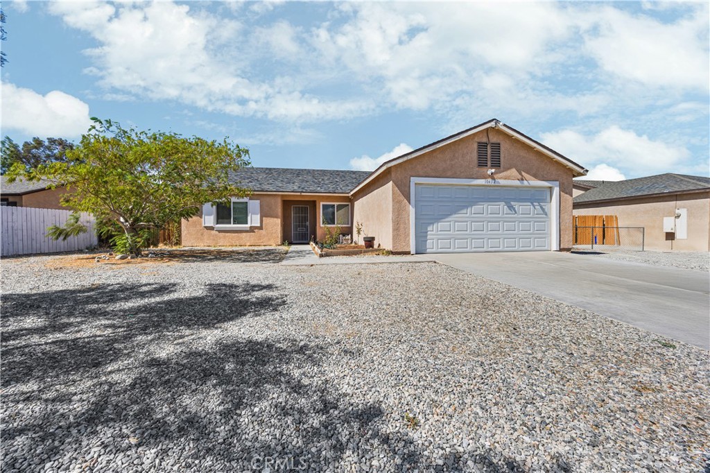 Welcome to this Adelanto home with a bright, open layout and stylish finishes throughout. The kitchen offers quartz counters and modern cabinetry that flow seamlessly into the dining and living areas. Bedrooms are spacious and filled with natural light, while the enclosed bonus room adds flexibility for work, hobbies, or play. The large backyard is designed for low-maintenance living with plenty of space to relax, entertain, or expand. Located near schools, parks, and shopping — come see this property in person and imagine the possibilities.