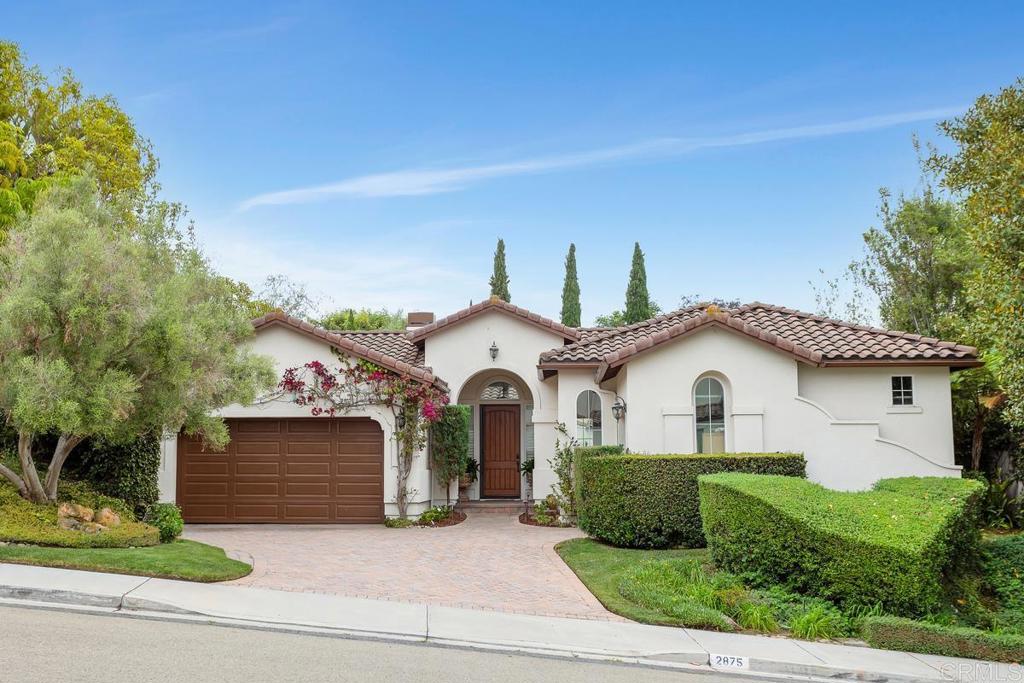 This rarely available and exceptional single story home in Rancho Carrillo’s coveted hilltop Haciendas neighborhood delights all the senses. You’ll love the upgraded kitchen, beautiful flooring, central spacious courtyard with fireplace for relaxing and entertaining, private yard with a dream garden, expansive master suite and bathroom, bonus room for office or whatever your heart desires, owned solar, a 3 car garage, and fabulous 3010 square foot floorplan with ample space for entertaining and relaxing. Enjoy the low HOA fees and fantastic location. The Rancho Carrillo swimming complex and community center, hiking trails and nature preserve, and the historic Leo Carrillo Ranch are all nearby. The Rancho Carrillo community is close to shopping, fantastic dining (such as Bressi Ranch, Carlsbad Village, and San Marcos’ Restaurant Row), parks, schools, beaches, and so much more.